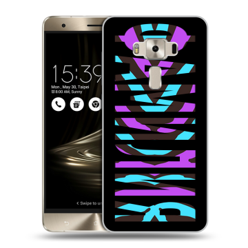 Силиконовый чехол на Asus ZenFone 3 Deluxe с принтом ФАМИЛИЯ