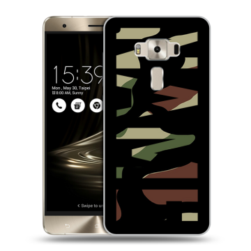 Силиконовый чехол на Asus ZenFone 3 Deluxe с принтом NAME