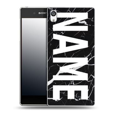 Пластиковый чехол на Sony Xperia E5 с принтом NAME