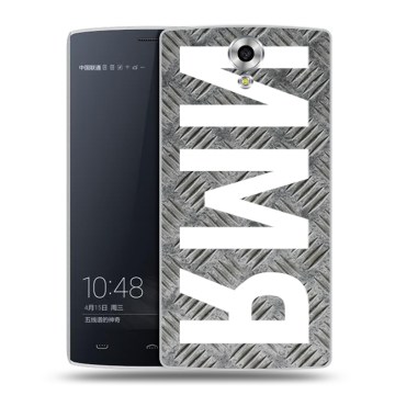 Силиконовый чехол на Homtom HT7 с принтом ИМЯ