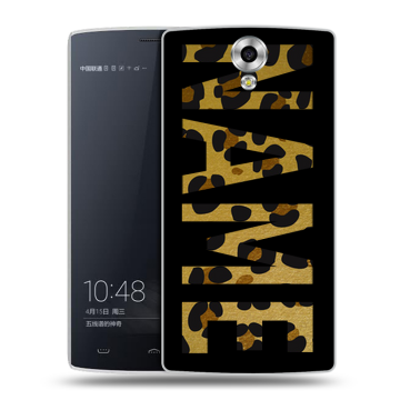 Силиконовый чехол на Homtom HT7 с принтом NAME