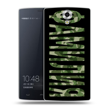Силиконовый чехол на Homtom HT7 с принтом ФАМИЛИЯ