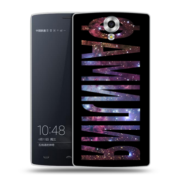 Силиконовый чехол на Homtom HT7 с принтом ФАМИЛИЯ