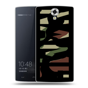 Силиконовый чехол на Homtom HT7 с принтом NAME