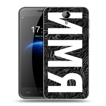 Силиконовый чехол на Homtom HT3 с принтом ИМЯ