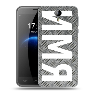 Силиконовый чехол на Homtom HT3 с принтом ИМЯ