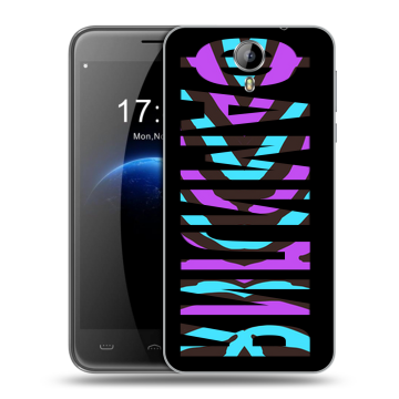 Силиконовый чехол на Homtom HT3 с принтом ФАМИЛИЯ
