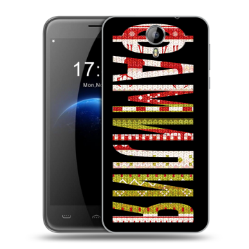 Силиконовый чехол на Homtom HT3 с принтом ФАМИЛИЯ