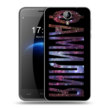 Силиконовый чехол на Homtom HT3 с принтом ФАМИЛИЯ