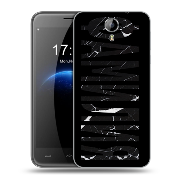 Силиконовый чехол на Homtom HT3 с принтом ФАМИЛИЯ