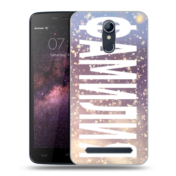 Силиконовый чехол на Homtom HT17 с принтом ФАМИЛИЯ