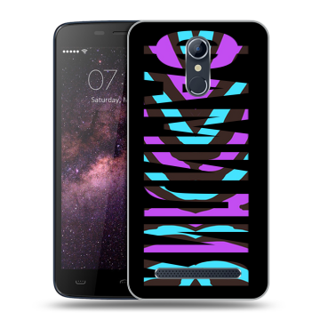 Силиконовый чехол на Homtom HT17 с принтом ФАМИЛИЯ