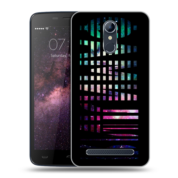 Силиконовый чехол на Homtom HT17 с принтом ФАМИЛИЯ