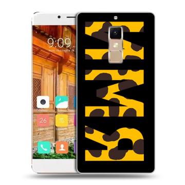 Пластиковый чехол на Elephone S3 с принтом ИМЯ