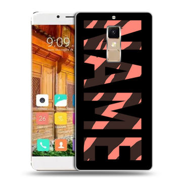 Пластиковый чехол на Elephone S3 с принтом NAME