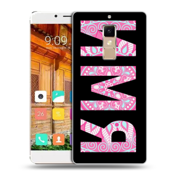 Пластиковый чехол на Elephone S3 с принтом ИМЯ