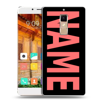Пластиковый чехол на Elephone S3 с принтом NAME