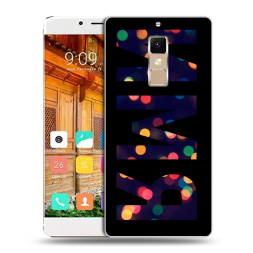 Пластиковый чехол на Elephone S3 с принтом ИМЯ