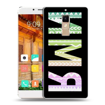 Пластиковый чехол на Elephone S3 с принтом ИМЯ