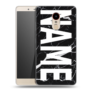 Силиконовый чехол на ZTE Nubia Z11 Max с принтом NAME