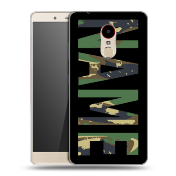 Силиконовый чехол на ZTE Nubia Z11 Max с принтом NAME