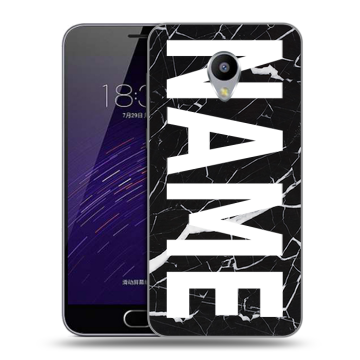 Пластиковый чехол на Meizu M3s Mini с принтом NAME
