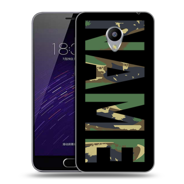 Пластиковый чехол на Meizu M3s Mini с принтом NAME
