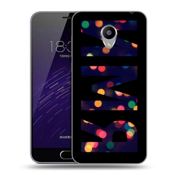 Пластиковый чехол на Meizu M3s Mini с принтом ИМЯ