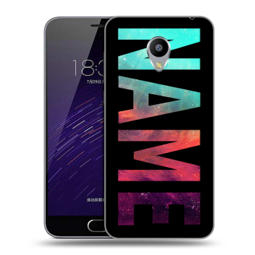 Пластиковый чехол на Meizu M3s Mini с принтом NAME