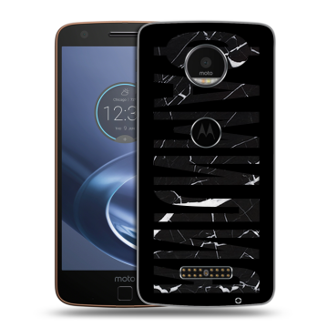 Пластиковый чехол на Lenovo Moto Z с принтом ФАМИЛИЯ