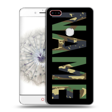 Пластиковый чехол на ZTE Nubia Z11 с принтом NAME