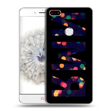 Пластиковый чехол на ZTE Nubia Z11 с принтом ИМЯ