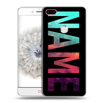 Пластиковый чехол на ZTE Nubia Z11 с принтом NAME