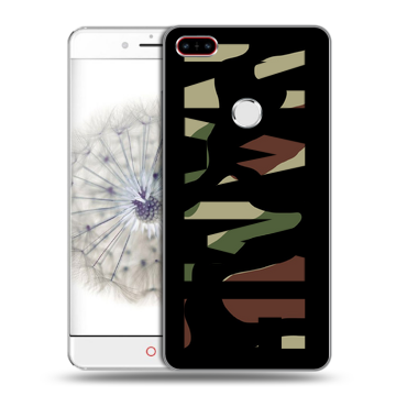 Пластиковый чехол на ZTE Nubia Z11 с принтом NAME
