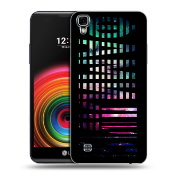 Силиконовый чехол на LG X Power с принтом ФАМИЛИЯ