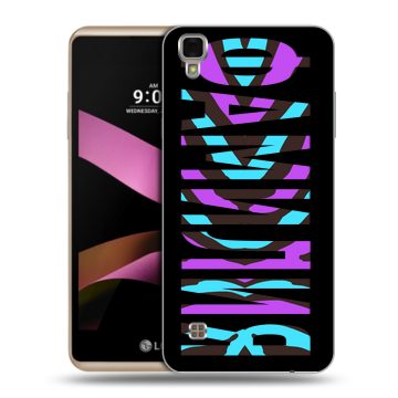 Пластиковый чехол на LG X Style с принтом ФАМИЛИЯ