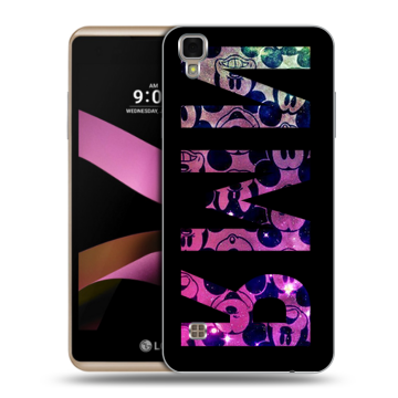 Пластиковый чехол на LG X Style с принтом ИМЯ