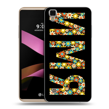 Пластиковый чехол на LG X Style с принтом ИМЯ