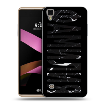 Пластиковый чехол на LG X Style с принтом ФАМИЛИЯ