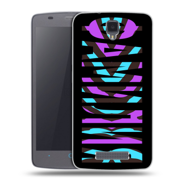 Силиконовый чехол на ZTE Blade L5 с принтом ФАМИЛИЯ