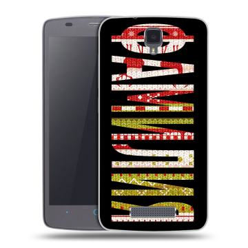 Силиконовый чехол на ZTE Blade L5 с принтом ФАМИЛИЯ