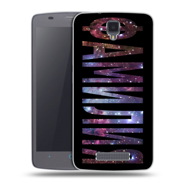 Силиконовый чехол на ZTE Blade L5 с принтом ФАМИЛИЯ
