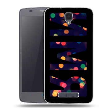 Силиконовый чехол на ZTE Blade L5 с принтом ИМЯ