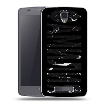 Силиконовый чехол на ZTE Blade L5 с принтом ФАМИЛИЯ