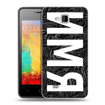 Силиконовый чехол на ZTE Blade AF3 с принтом ИМЯ