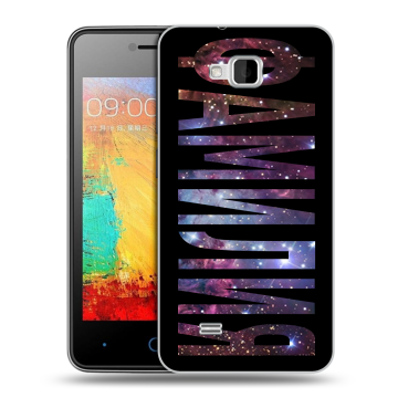 Силиконовый чехол на ZTE Blade AF3 с принтом ФАМИЛИЯ