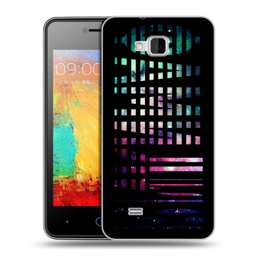 Силиконовый чехол на ZTE Blade AF3 с принтом ФАМИЛИЯ