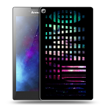 Силиконовый чехол на Lenovo Tab 2 A7-20 с принтом ФАМИЛИЯ