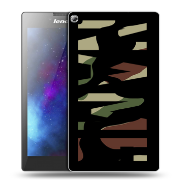 Силиконовый чехол на Lenovo Tab 2 A7-20 с принтом NAME