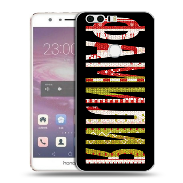 Силиконовый противоударный чехол на Huawei Honor 8 с принтом ФАМИЛИЯ